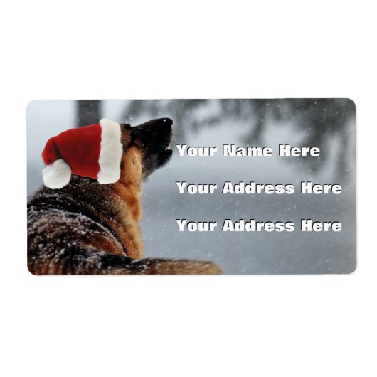 German Shepherds Address Labels (Vorne)