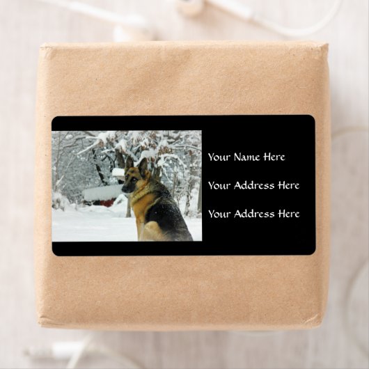 German Shepherds Address Labels (Insitu)