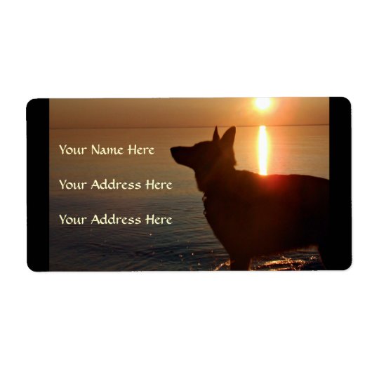 German Shepherds Address Labels (Vorne)