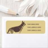 German Shepherds Address Labels (Insitu)