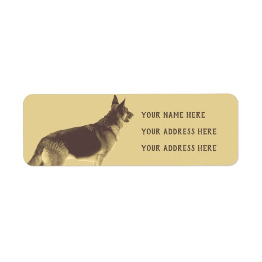 German Shepherds Address Labels (Vorne)