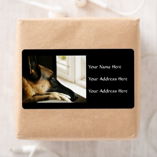 German Shepherds Address Labels (Insitu)