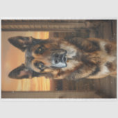 German Sheppard, wir haben Porch Seidenpapier (Vorderseite)