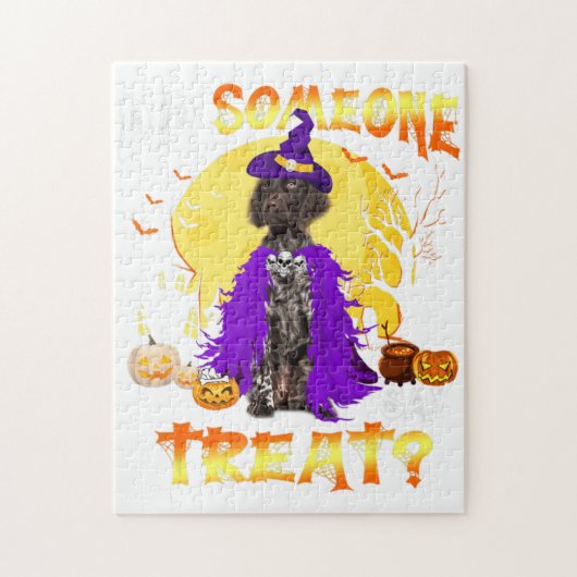 German Shorthair Dog Pointer Halloween Did Someone Puzzle (Vertikal)