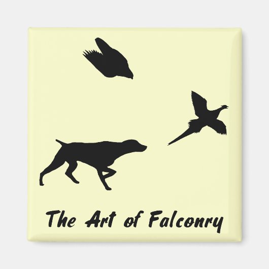 German Shorthair Pointer und Falconry Magnet (Vorne)