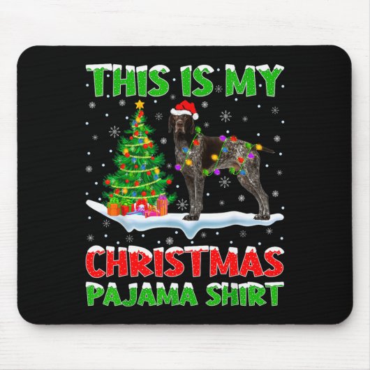 German Shorthaired Inter Dog This Is My Christmas Mousepad (Vorne)