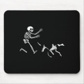 German Shorthaired Inter Running Skeleton Hallowee Mousepad (Vorne)