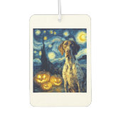 German Shorthaired Pointer 1 Cute Dog Halloween Ja Autolufterfrischer (Vorderseite)