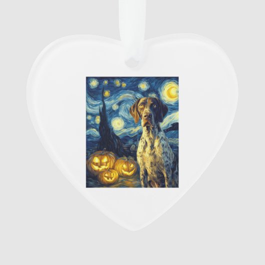 German Shorthaired Pointer 1 Cute Dog Halloween Ja Ornament (Vorderseite)