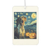 German Shorthaired Pointer 2 Cute Dog Halloween Ja Autolufterfrischer (Vorderseite)