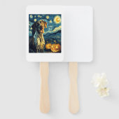 German Shorthaired Pointer 2 Cute Dog Halloween Ja Fächer (Vorne und Hinten)