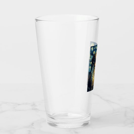 German Shorthaired Pointer 2 Cute Dog Halloween Ja Glas (Rechts)