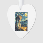 German Shorthaired Pointer 2 Cute Dog Halloween Ja Ornament (Vorderseite)