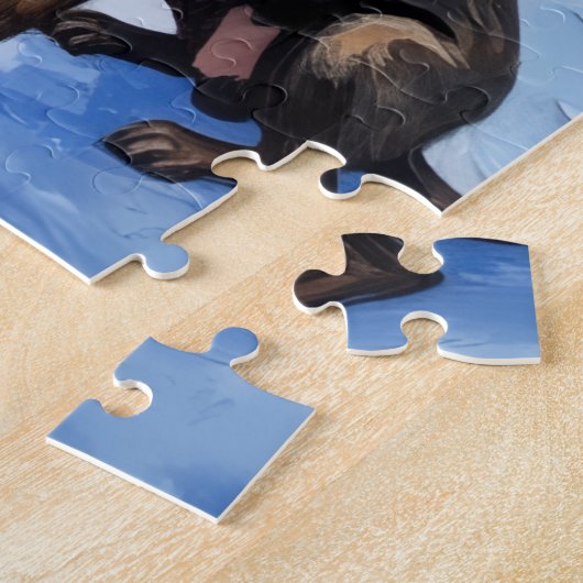 German Shorthaired Pointer Christmas Lighthouse Puzzle (Seite)