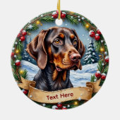 German Shorthaired Pointer Christmas Ornament (Hinten)