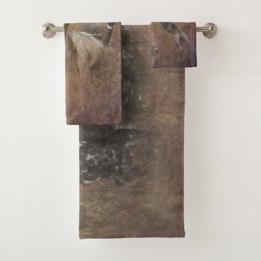 German Shorthaired Pointer , Deutsch Kurzhaar Tape Badhandtuch Set