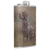 German Shorthaired Pointer , Deutsch Kurzhaar Tape Flachmann (Rechts)