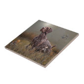 German Shorthaired Pointer , Deutsch Kurzhaar Tape Fliese (Seite)