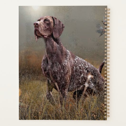 German Shorthaired Pointer , Deutsch Kurzhaar Tape Planer (Rückseite)