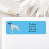 German Shorthaired Pointer dog cartoon (Insitu)