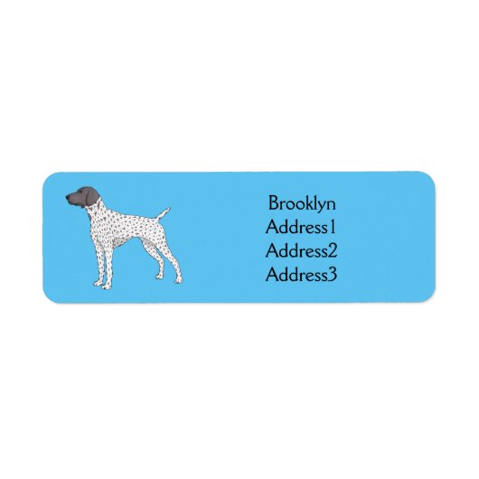 German Shorthaired Pointer dog cartoon (Vorne)