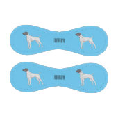 German Shorthaired Pointer dog cartoon Baseball (Paneele)