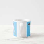 German Shorthaired Pointer dog cartoon Espressotasse (Rückseite)