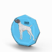 German Shorthaired Pointer dog cartoon Fotoblock (Rechts)