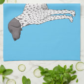 German Shorthaired Pointer dog cartoon Geschirrtuch (Gefaltet)