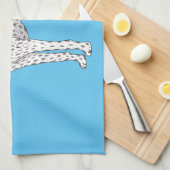 German Shorthaired Pointer dog cartoon Geschirrtuch (Viertel Falte)