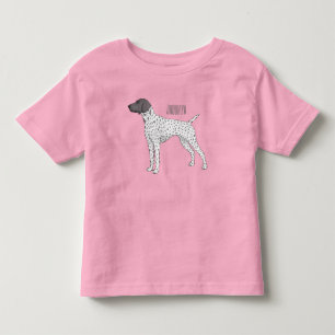 German Shorthaired Pointer dog cartoon Kleinkind T-shirt