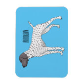 German Shorthaired Pointer dog cartoon Magnet (Vertikal)