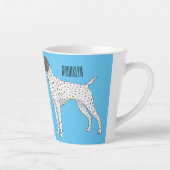 German Shorthaired Pointer dog cartoon Milchtasse (Rechts)