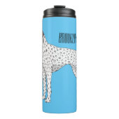 German Shorthaired Pointer dog cartoon Thermosbecher (Vorderseite)