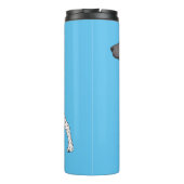 German Shorthaired Pointer dog cartoon Thermosbecher (Rückseite)