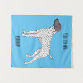 German Shorthaired Pointer dog cartoon Wandteppich (Vorderseite (Horizontal))
