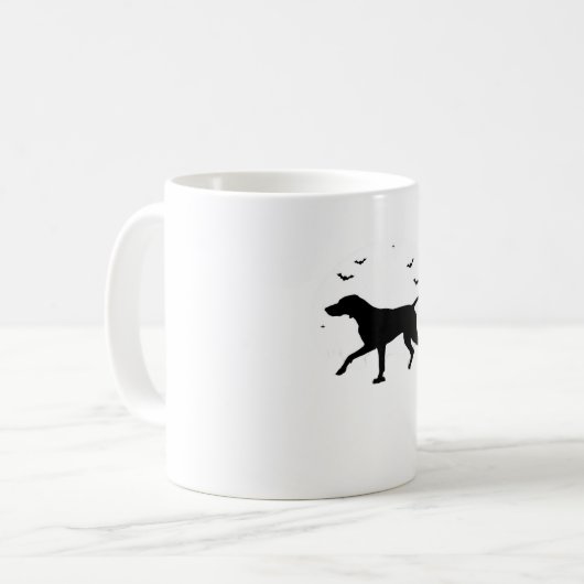 German Shorthaired Pointer Dog � Halloween Moon Si Kaffeetasse (Vorderseite Links)