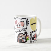 German Shorthaired Pointer hearts Kaffeetasse (VorderseiteRechts)