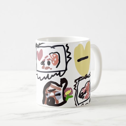 German Shorthaired Pointer hearts Kaffeetasse (VorderseiteRechts)