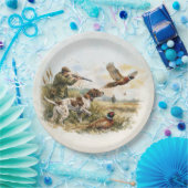 German Shorthaired Pointer ,hunting Pappteller (Party)