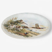 German Shorthaired Pointer ,hunting Pappteller (Schrägansicht)