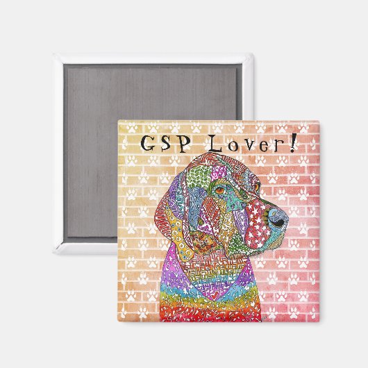 German Shorthaired Pointer Lover Magnet (Vorderseite/Rückseite)