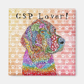 German Shorthaired Pointer Lover Magnet (Vorne)
