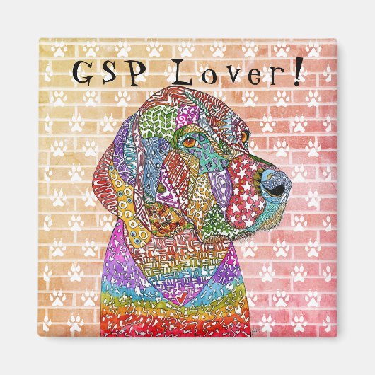 German Shorthaired Pointer Lover Magnet (Vorne)
