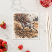  German Shorthaired Pointer  Serviette (Beispiel)
