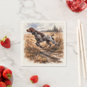  German Shorthaired Pointer  Serviette (Beispiel)