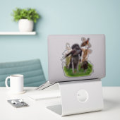 German Shorthaired Pointer    Sticker (Laptop auf Schreibtisch)