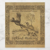 German Shorthaired Pointer, Upland Hunting Weinetikett (Einzelnes Label)