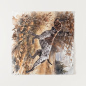  German Shorthaired Pointer  Wandteppich (Vorderseite (Horizontal))