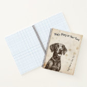 German Shorthaired Pointer's Diary Notizblock (Innenseite)